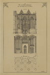 216354 Afbeeldingen van de Domkerk te Utrecht; met weergave van het in 1674 ingestorte gedeelte: plattegrond en opstand ...